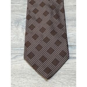 Bettini Italy 100% Silk Geometric Men's Neck Tie